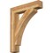 Ekena Millwork Thorton Block Rough Sawn Bracket, Western Red Cedar, 6"W x 34"D x 42"H BKT06X34X42THR05RWR - alternate 1